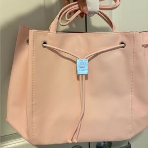Ralph Lauren Pink Tote Bag with Structured Design